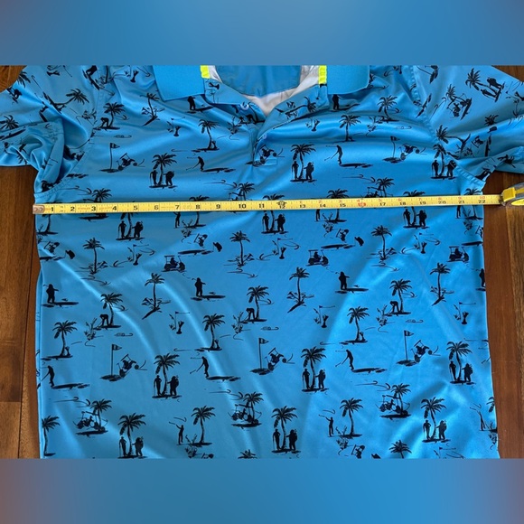 Robert Graham bear and palm tree golf polo - Picture 6 of 8